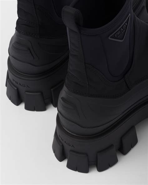 prada nylon pants men|Prada monolith re nylon boots.